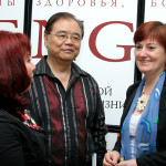 Мастер Джозеф Ю, представляющий мой журнал. Санкт-Петербург, 2008 